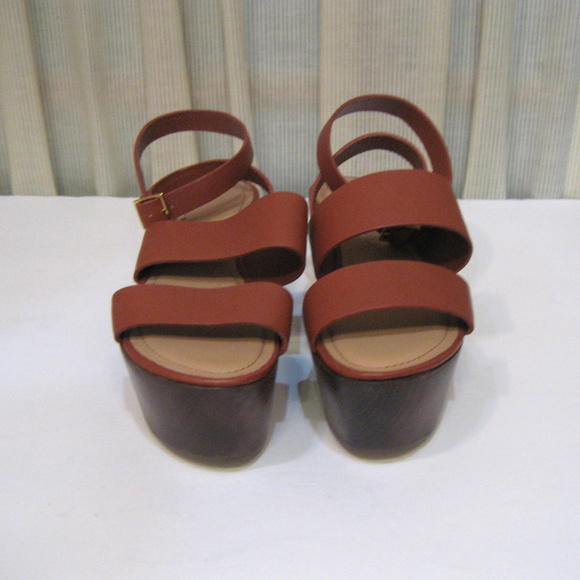 Elizabeth and James NWOB BAX Leather Platform Sz 8 - Picture 3 of 8